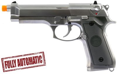 WE GBB M92 GEN2 FULL-AUTO BLOWBACK AIRSOFT PISTOL SILVER Arsenal Sports