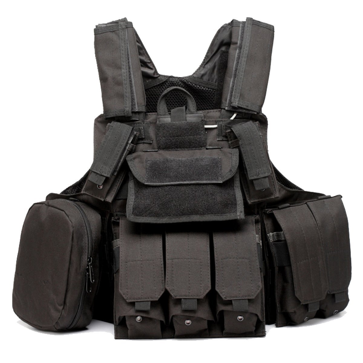 EMERSONGEAR COMBAT TACTICAL VEST WITH CHEST RIG WOLF GRAY