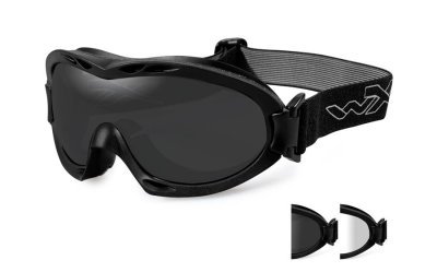 WILEY X NERVE GOGGLE GREY/CLEAR/BLACK FRAME Arsenal Sports