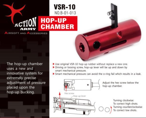 ACTION ARMY VSR10 HOP-UP CHAMBER