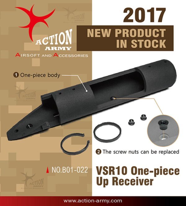 ACTION ARMY ONE PIECE UP RECEIVER FOR VSR10