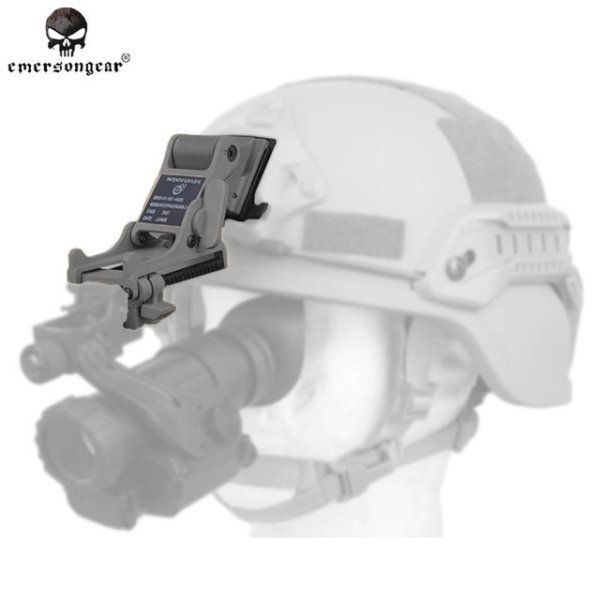 TMC RHINO MOUNT FOR HELMETS WITH NVG ADAPTER BLACK