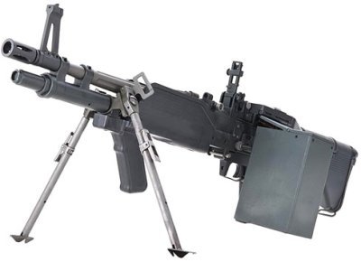 ARES AEG M60 MACHINE GUN AIRSOFT RIFLE BLACK Arsenal Sports