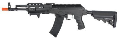APS AEG ASK209 AK-74 TACTICAL ADVANCED BLOWBACK AIRSOFT RIFLE BLACK Arsenal Sports