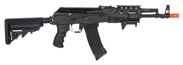 APS AEG ASK209 AK-74 TACTICAL ADVANCED BLOWBACK AIRSOFT RIFLE BLACK