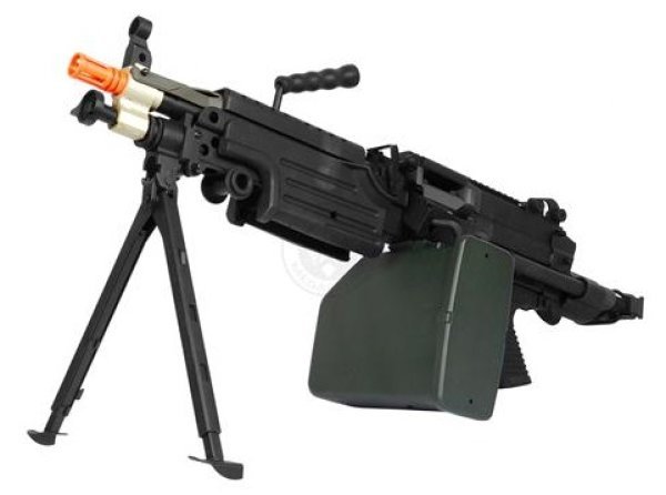 CYBERGUN / FN HERSTAL M249 PARA AIRSOFT RIFLE BLACK