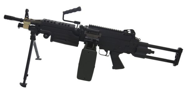CYBERGUN / FN HERSTAL M249 PARA AIRSOFT RIFLE BLACK