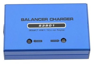 VB POWER BALANCE CHARGER BI-VOLT FOR Li-Po BATTERIES 7.4V / 11.1V Arsenal Sports