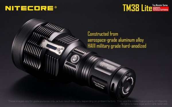NITECORE COMPACT SEARCH LIGHT 1800 LUMENS UP TO 1400 METERS