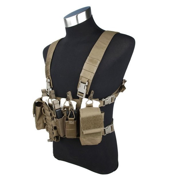 TMC CHEST RIG D-MITTSU CB (COYOTE BROWN)