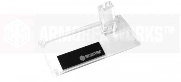 ARMORER WORKS ACRYLIC PISTOL STAND DOUBLE STACK CLEAR