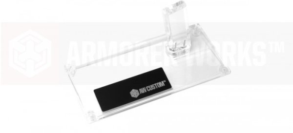 ARMORER WORKS ACRYLIC PISTOL STAND SINGLE STACK CLEAR