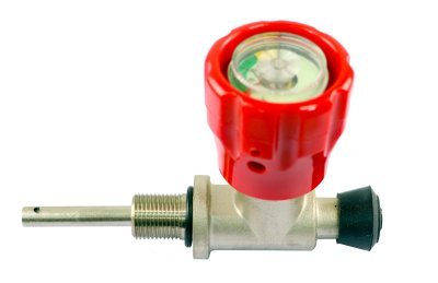 ARTEMIS TANK VALVE DIN CONNECTION WITH GUAGE Arsenal Sports