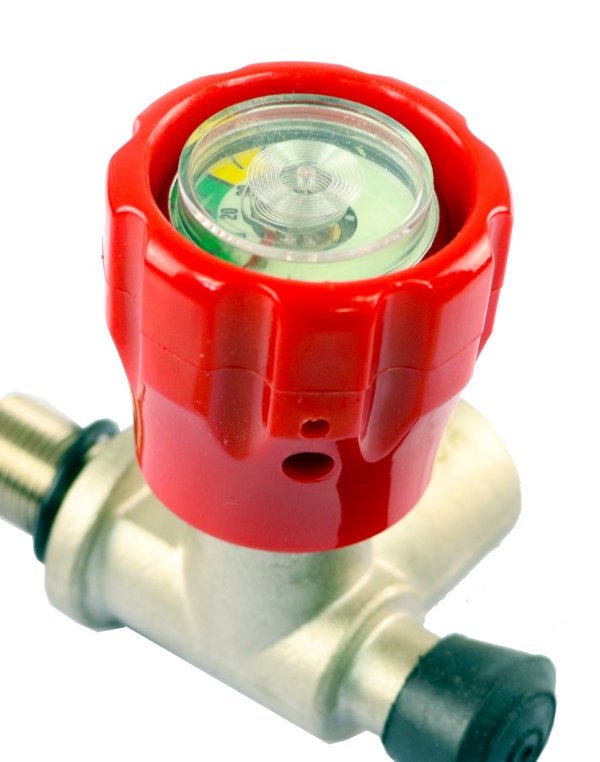 ARTEMIS TANK VALVE DIN CONNECTION WITH GUAGE