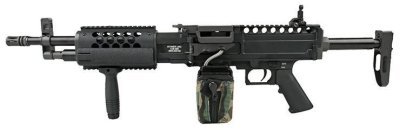 CLASSIC ARMY AEG LMG M249 KREBS AIRSOFT RIFLE BLACK Arsenal Sports