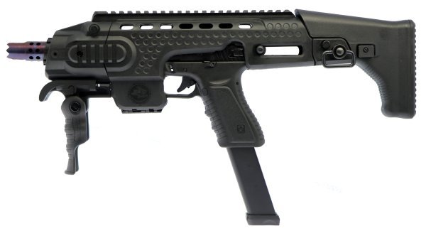 APS GBB / CO2 SHARK BLOWBACK WITH RONI AIRSOFT PISTOL BLACK COMBO
