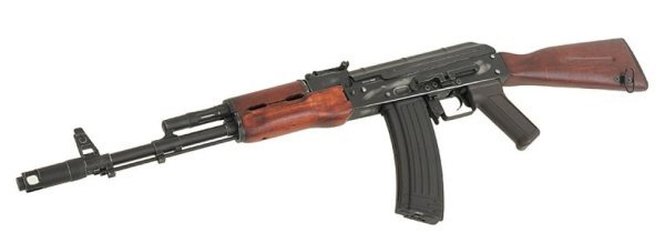 APS AEG ASK201 AK-47 FULL METAL BLOWBACK AIRSOFT RIFLE WITH REAL WOOD
