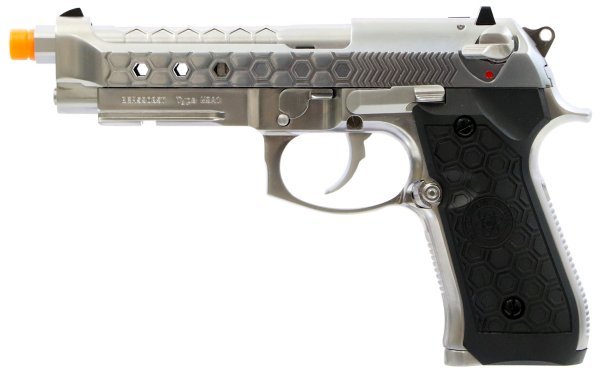WE GBB M9A1 G2 HEX BLOWBACK AIRSOFT PISTOL SILVER