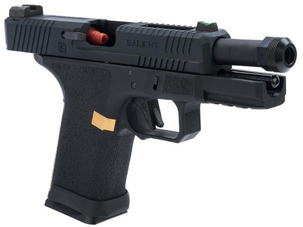 ARMORER WORKS / EMG ARMS / SALIENT ARMS GBB BLU COMPACT BLOWBACK AIRSOFT PISTOL BLACK