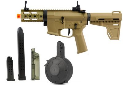 ARES AEG M45X-S TRANSFORMER AIRSOFT SMG DESERT COMBO Arsenal Sports