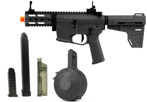 ARES AEG M45X-S TRANSFORMER AIRSOFT SMG BLACK COMBO