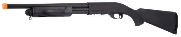 S&T ARMAMENT SPRING BOLT ACTION M870 MIDDLE AIRSOFT RIFLE BLACK
