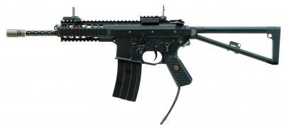 WE HPA PDW 10 AIRSOFT RIFLE BLACK WITH INFERNO COMBO Arsenal Sports