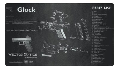 VECTOR OPTICS  GUN CLEANING BENCH MAT GLOCK Arsenal Sports