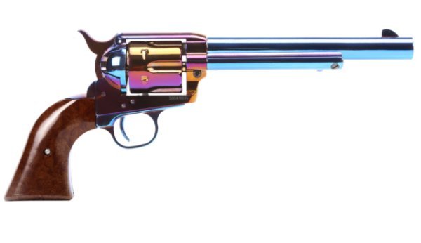 KINGARMS GBB SAA .45 PEACEMAKER AIRSOFT REVOLVER BLUED