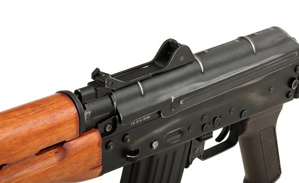 APS AEG ASK205 AK-74U AGING VERSION FULL METAL BLOWBACK AIRSOFT RIFLE WOOD