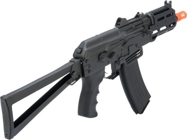 APS AEG ASK211 AK-74U GHOST PATROL VERSION COMPACT FULL METAL BLOWBACK AIRSOFT RIFLE BLACK