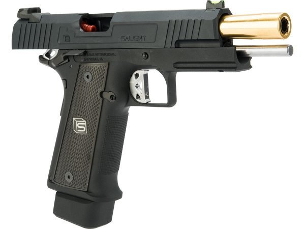 ARMORER WORKS / EMG ARMS / SALIENT ARMS GBB 2011 4.3 FULL AUTO BLOWBACK AIRSOFT PISTOL BLACK