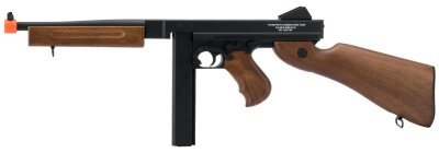  CYMA SPORT M1A1 THOMPSON SUBMACHINE GUN FULL METAL GEARBOX AIRSOFT AEG WOOD Arsenal Sports