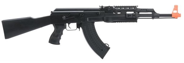 CYMA AEG AK47 SPORT RIS TACTICAL WITH METAL GEARBOX AIRSOFT RIFLE BLACK