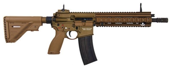 VFC / UMAREX GBBR HK416 A5 BLOWBACK AIRSOFT RIFLE TAN