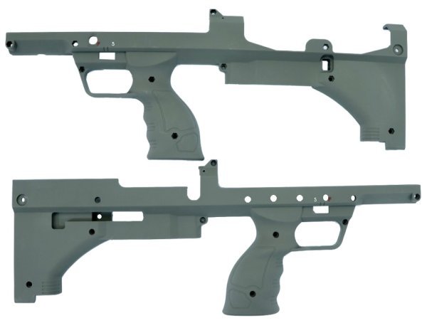 SILVERBACK SRS A2 SPARE NYLON STOCK WOLF GREY LEFT