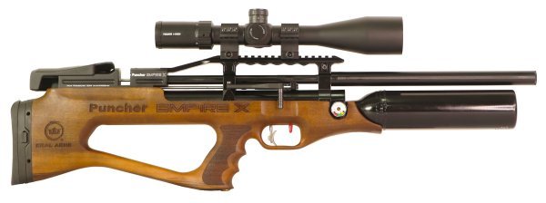 KRAL 4.5MM PUNCHER EMPIRE X STOCK WOOD PCP RIFLE
