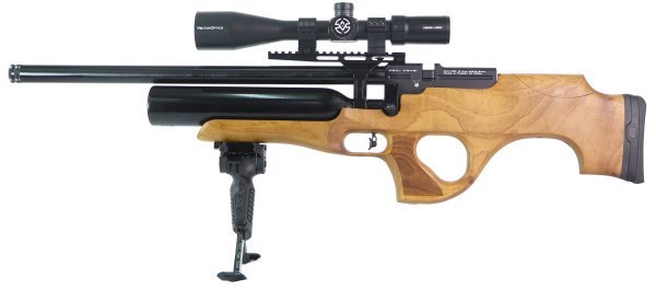 KRAL 6.35MM PUNCHER KNIGHT STOCK WOOD PCP RIFLE