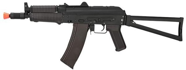 CYMA AEG AKS-74U STAMPED STEELL RAS WITH STEEL FOLDING STOCK AIRSOFT RIFLE BLACK
