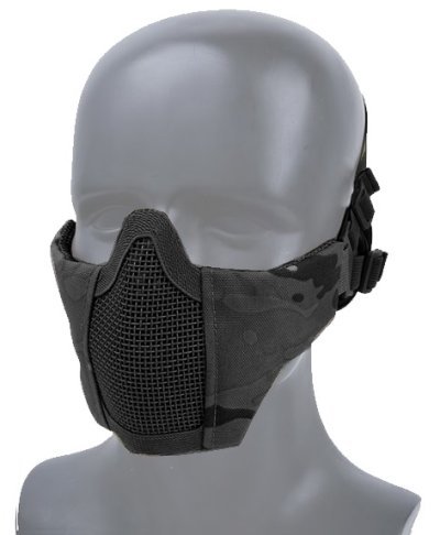 WOSPORT WST BATTLEFIELD GLORY MASK MINI VERSION FOR SMALL FACE MULTICAM BLACK Arsenal Sports