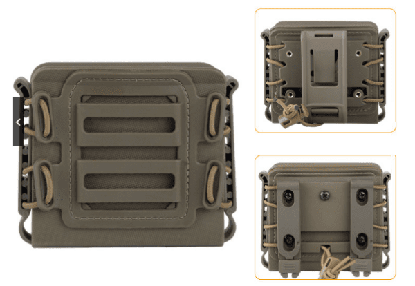 WOSPORT SCORPION STYLE SOFT SHELL MAGAZINE POUCH FOR SNIPER TAN