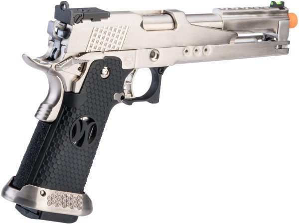 ARMORER WORKS GBB HI-CAPA AW-HX2231 FULL AUTO BLOWBACK AIRSOFT PISTOL BLACK / SILVER