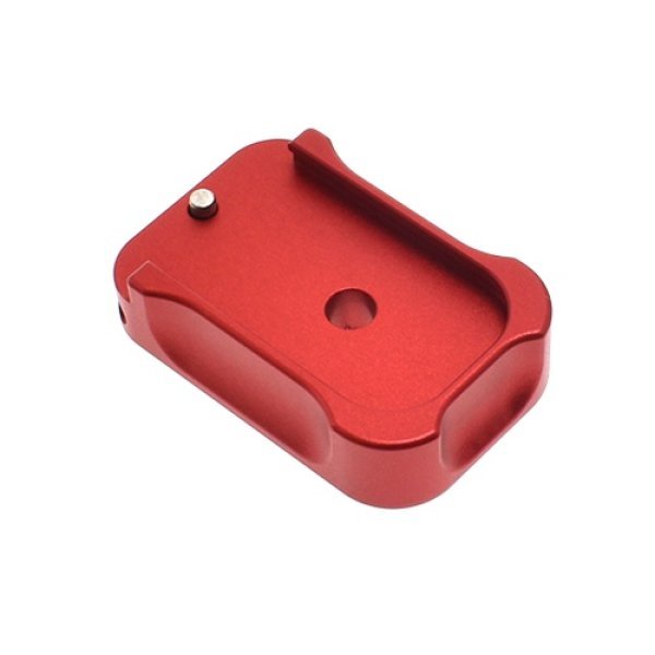 COWCOW TECHNOLOGY TM G SERIES TACTICAL MAGAZINE BASE RED