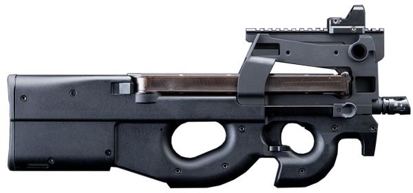 KRYTAC / EMG ARMS / FN HERSTAL / CYBERGUN AEG P90 TRAINING AIRSOFT PDW BLACK 