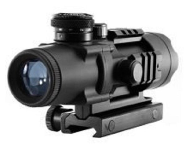 AIM SIGHT 4X32 TACTICAL RED AND GREEN AO3036 BLACK