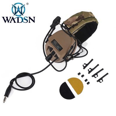 WADSN HEADSET TACTICAL TEA HI-THREAT TIER 1 WITH NOISE REDUCTION DESERT Arsenal Sports