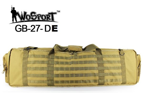 WOSPORT HEAVY DUTY M249 GUN BAG 115CM TAN