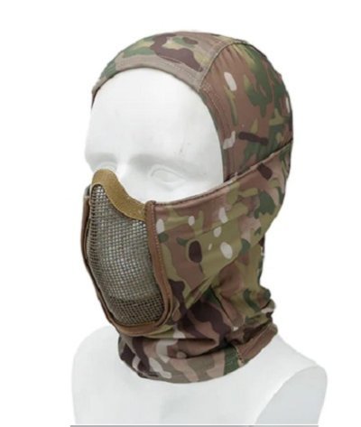 WOSPORT BALACLAVA SHADOW FIGHTER WITH MESH MOUTH PROTECTOR MULTICAM Arsenal Sports