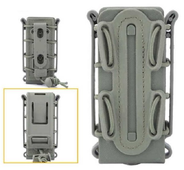 WOSPORT SCORPION STYLE SOFT SHELL MAGAZINE POUCH FOR 9MM OD