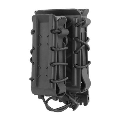 WOSPORT ALIEN MAGAZINE POUCH FOR 5.56 / 7.62 / 9MM / 45 ACP BLACK Arsenal Sports